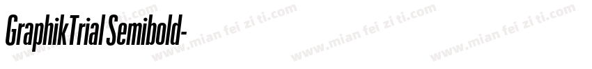 GraphikTrial Semibold字体转换